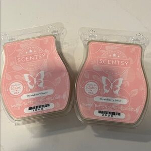 Scentsy Strawberry Swirl Wax Bars - Light Pink